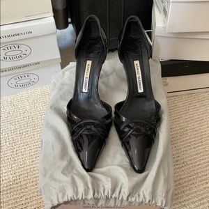 Black Manolo blahnik pumps